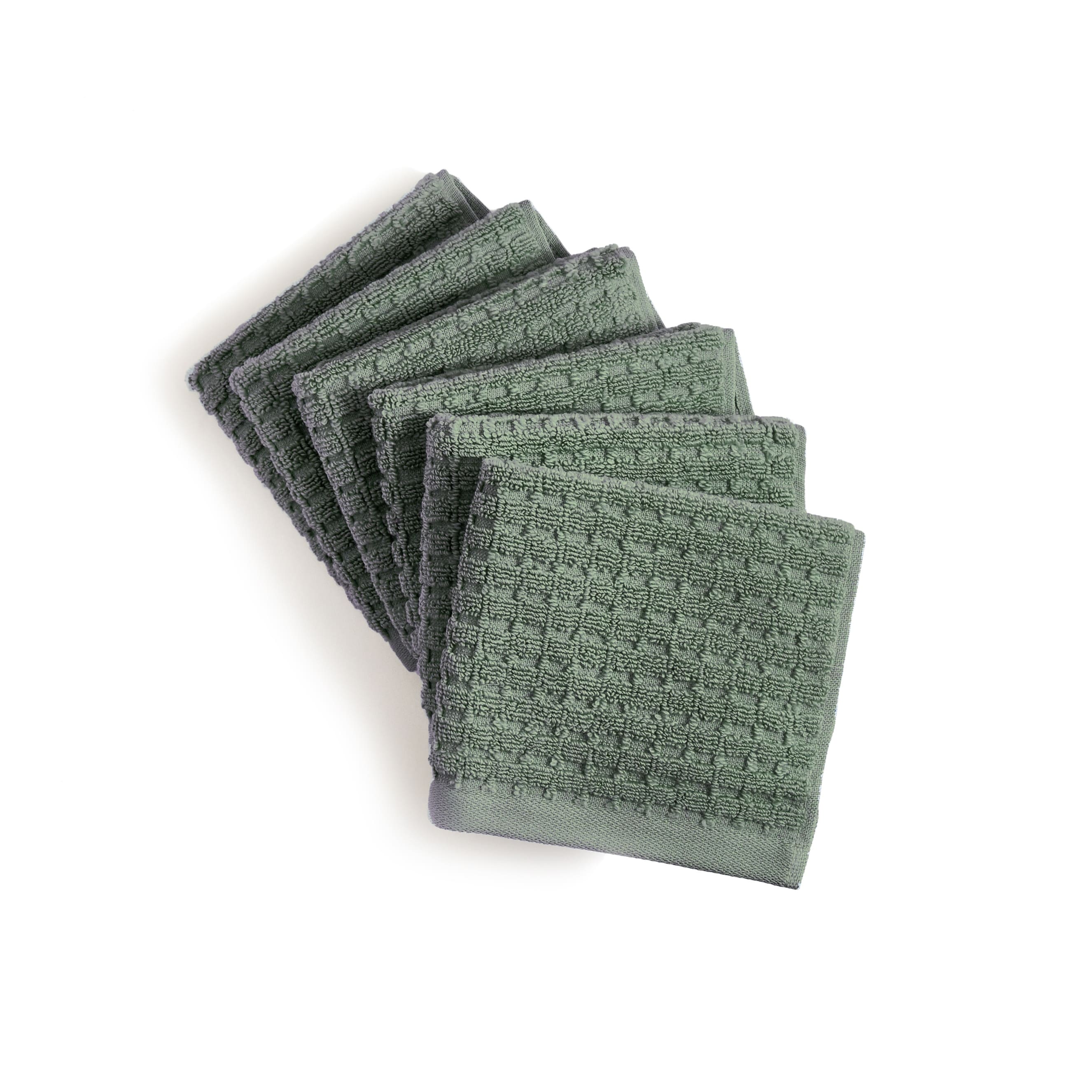 Ensemble de 6 débarbouillettes à séchage rapide DKNY - Lot de serviettes