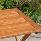 Ensemble bistro 3 pièces Twin Lakes de DTY Outdoor Living, carré, huile naturelle