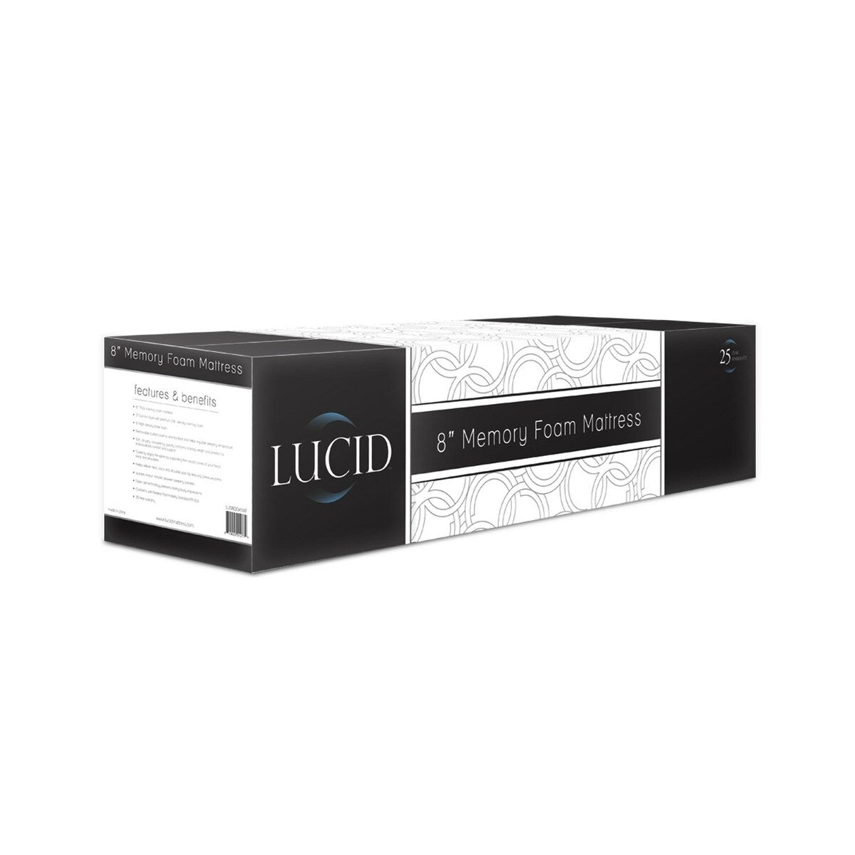 Matelas Daily Boutik Twin en mousse à mémoire de forme de 6 pouces d'épaisseur - Ferme