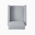 Fauteuil club inclinable en tissu Dalton par Christopher Knight Home