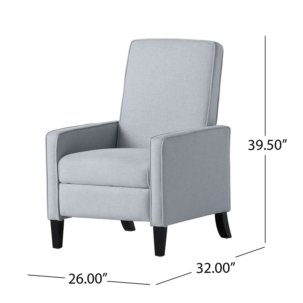 Fauteuil club inclinable en tissu Dalton par Christopher Knight Home