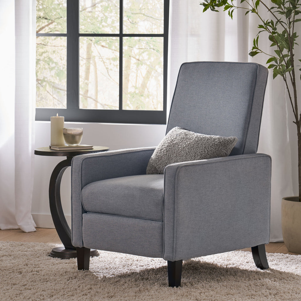 Fauteuil club inclinable en tissu Dalton par Christopher Knight Home