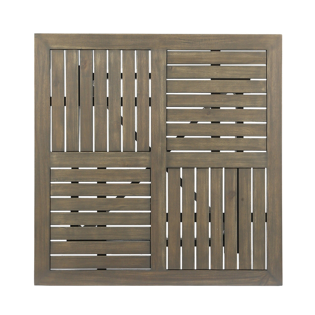 Christopher Knight Home Danby Ensemble de salle à manger d'extérieur 5 pièces en bois d'acacia et osier