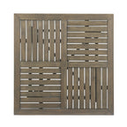 Christopher Knight Home Danby Ensemble de salle à manger d'extérieur 5 pièces en bois d'acacia et osier