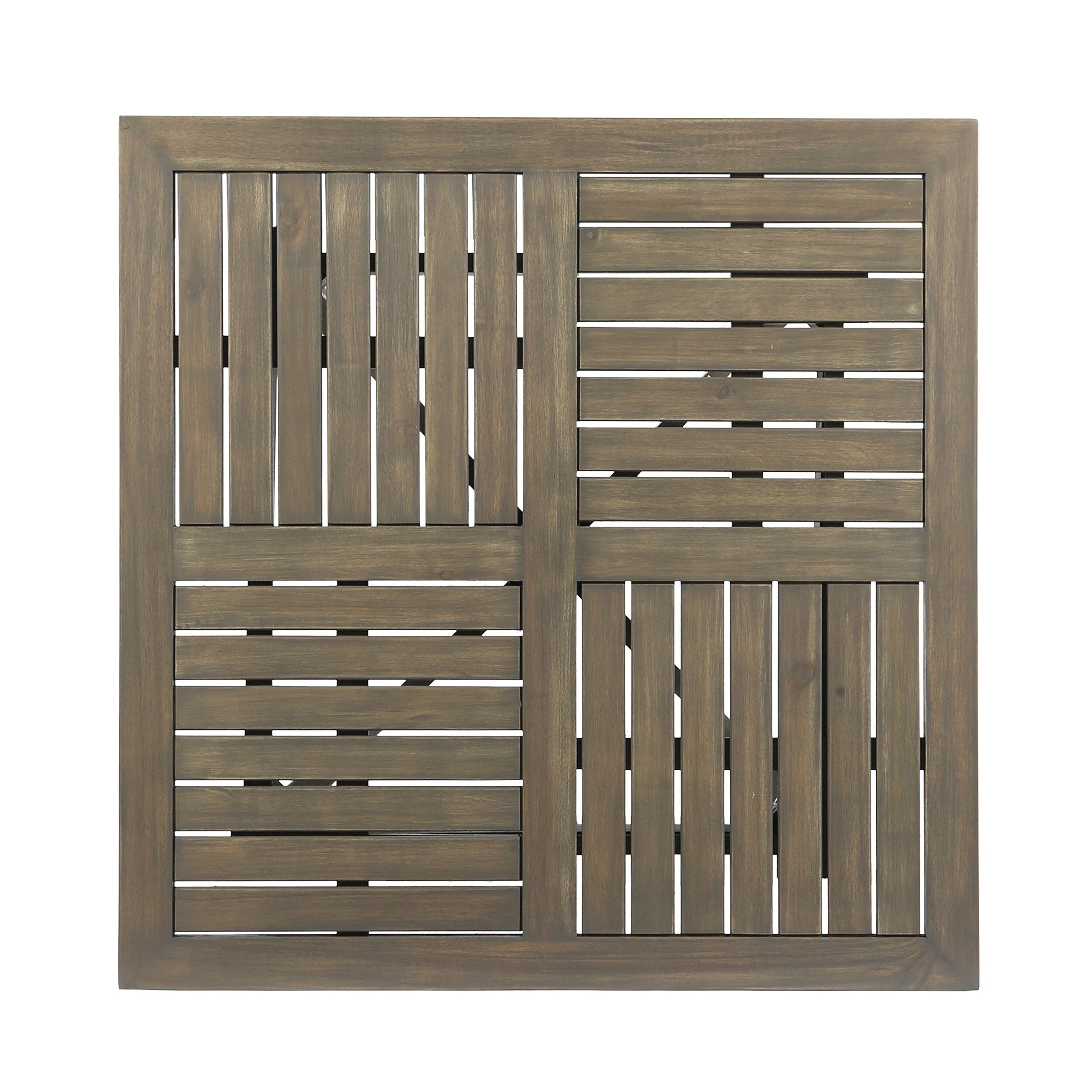 Christopher Knight Home Danby Ensemble de salle à manger d'extérieur 5 pièces en bois d'acacia et osier