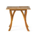 Christopher Knight Home Danby Ensemble de salle à manger d'extérieur 5 pièces en bois d'acacia et osier