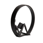 Statue en fonte représentant un lecteur encerclé contemporain de Danya B. - Serre-livres masculin, féminin ou double