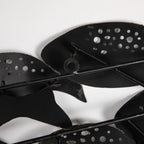 Danya B. Banc de poissons Art mural côtier moderne en métal