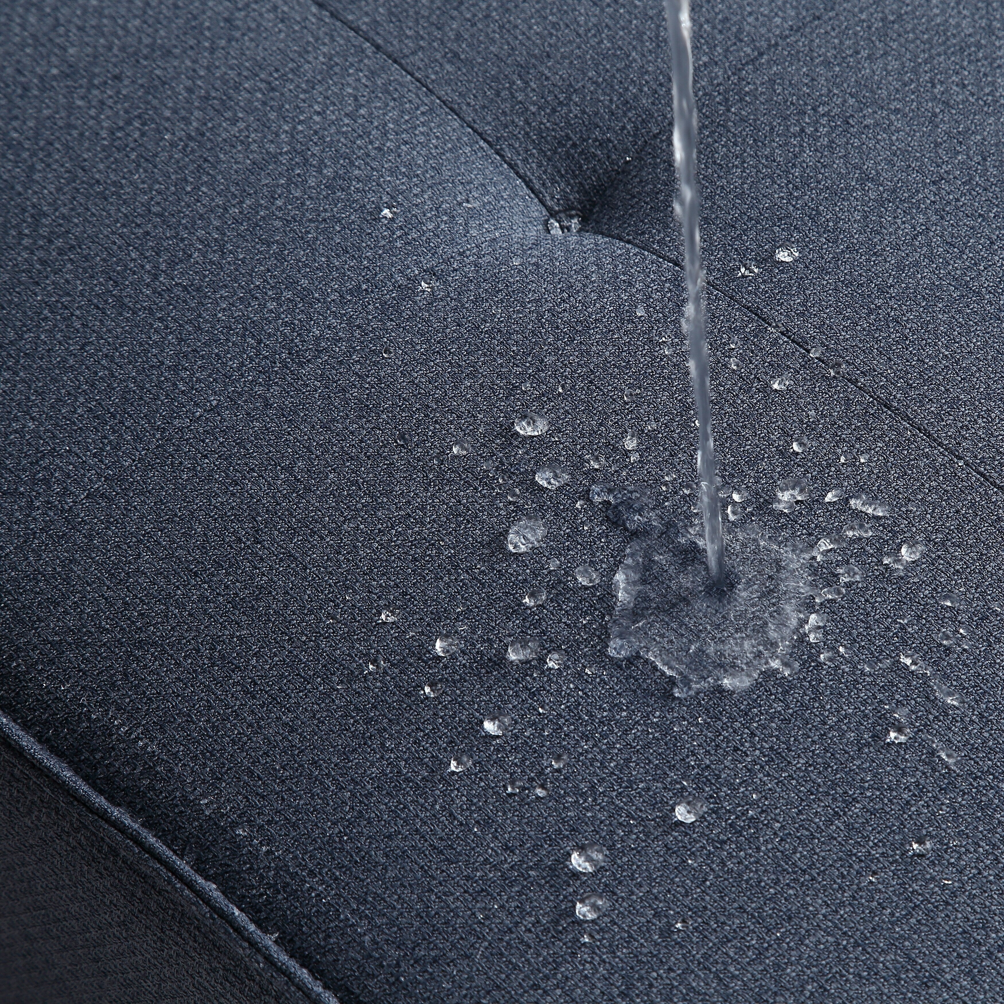 Canapé-lit Bluetooth 3 en 1 bleu foncé moderne 70,86 pouces, tissu imperméable, avec 2 ports USB et support pour téléphone