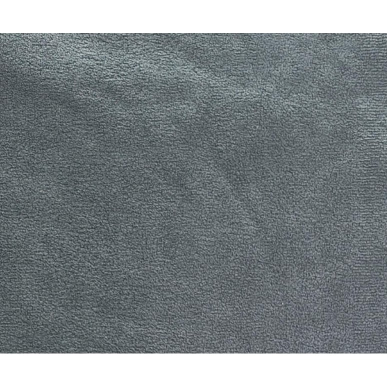 Canapé causeuse gris foncé à accoudoirs ronds avec cadre en bois massif