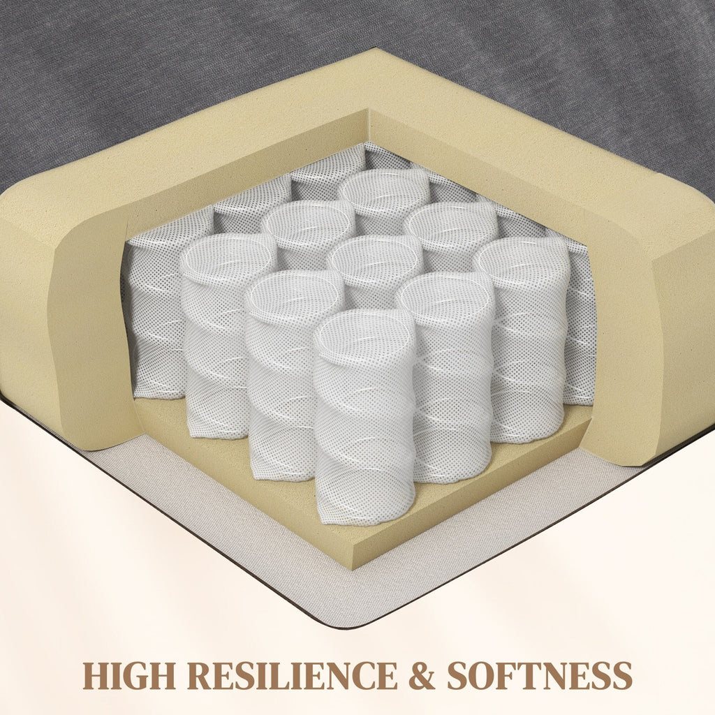 Fauteuil inclinable manuel pivotant à 360°, rembourré en chenille gris foncé surdimensionné, avec massage par vibration et chauffage lombaire