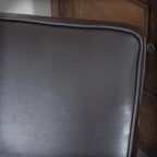 Fauteuil club inclinable Darvis en cuir reconstitué noir par Christopher Knight Home