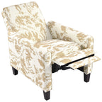 Fauteuil club inclinable à motif floral Darvis par Christopher Knight Home