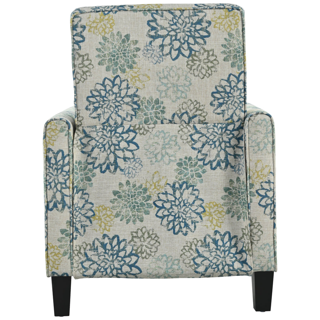 Fauteuil club inclinable à motif floral Darvis par Christopher Knight Home