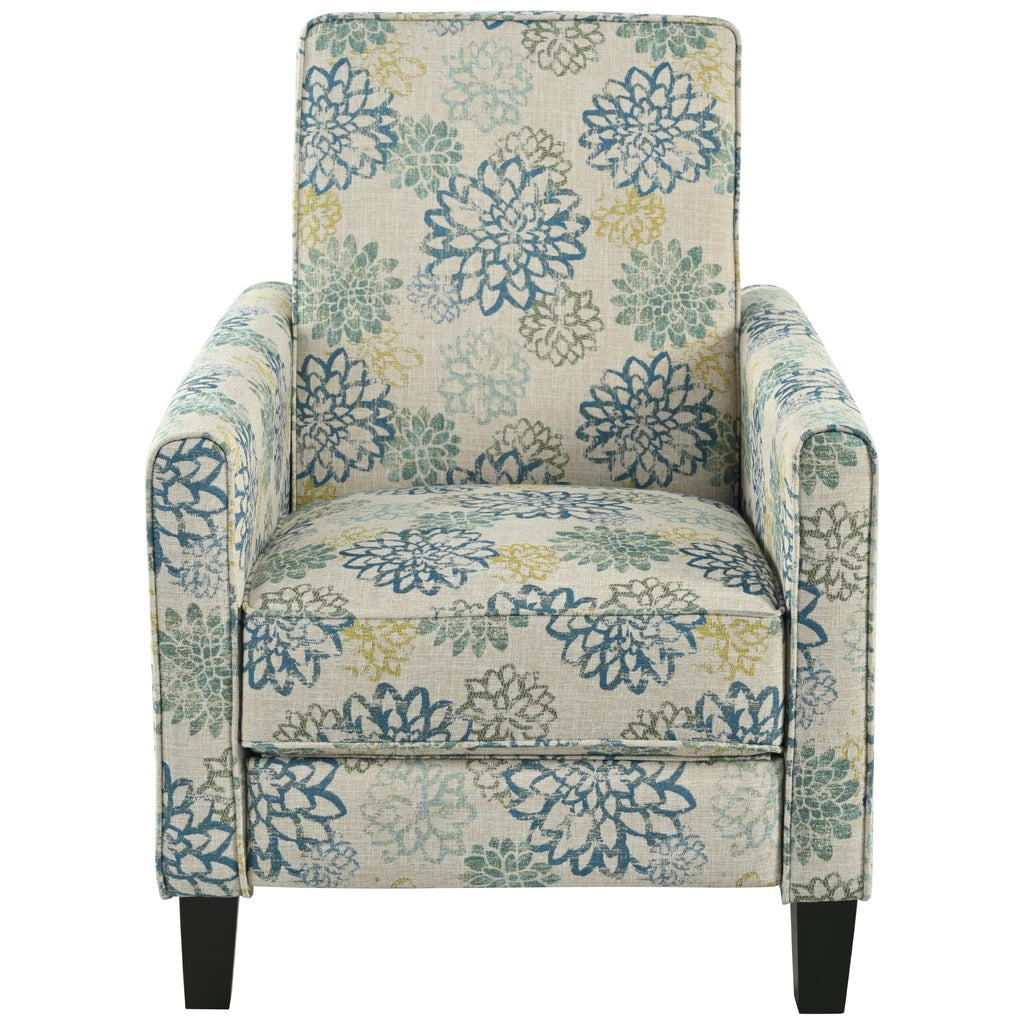 Fauteuil club inclinable à motif floral Darvis par Christopher Knight Home
