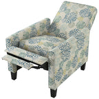 Fauteuil club inclinable à motif floral Darvis par Christopher Knight Home