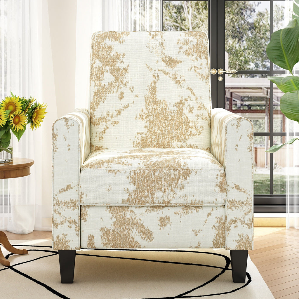 Fauteuil club inclinable à motif floral Darvis par Christopher Knight Home