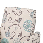 Fauteuil club inclinable à motif floral Darvis par Christopher Knight Home