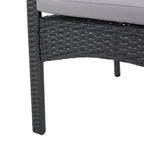 Ensemble de salle à manger extensible Davenport Outdoor 9 pièces en bois et osier par Christopher Knight Home