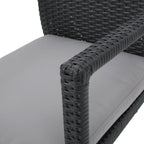 Ensemble de salle à manger extensible Davenport Outdoor 9 pièces en bois et osier par Christopher Knight Home