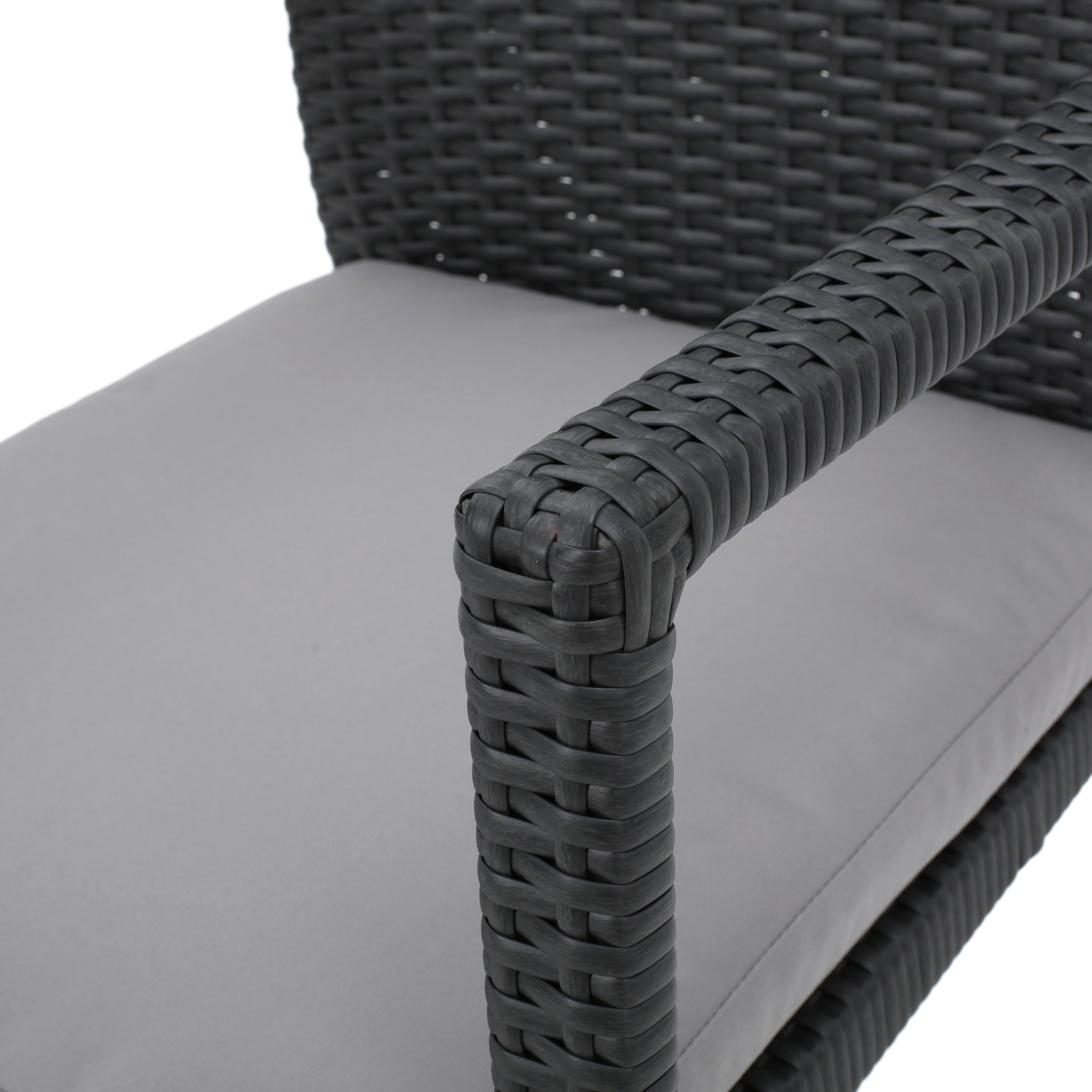 Ensemble de salle à manger extensible Davenport Outdoor 9 pièces en bois et osier par Christopher Knight Home