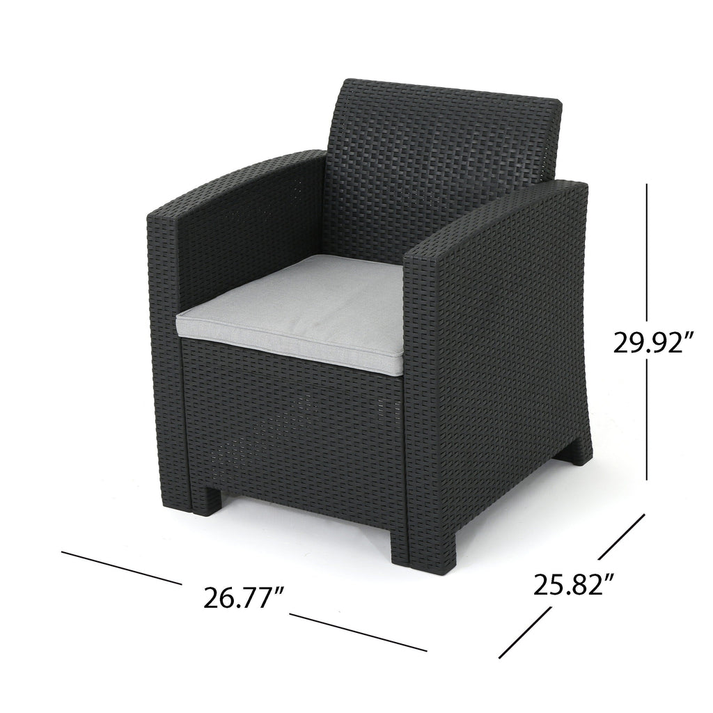 Ensemble de conversation d'extérieur Daytona 4 pièces par Christopher Knight Home