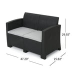 Ensemble de conversation d'extérieur Daytona 4 pièces par Christopher Knight Home