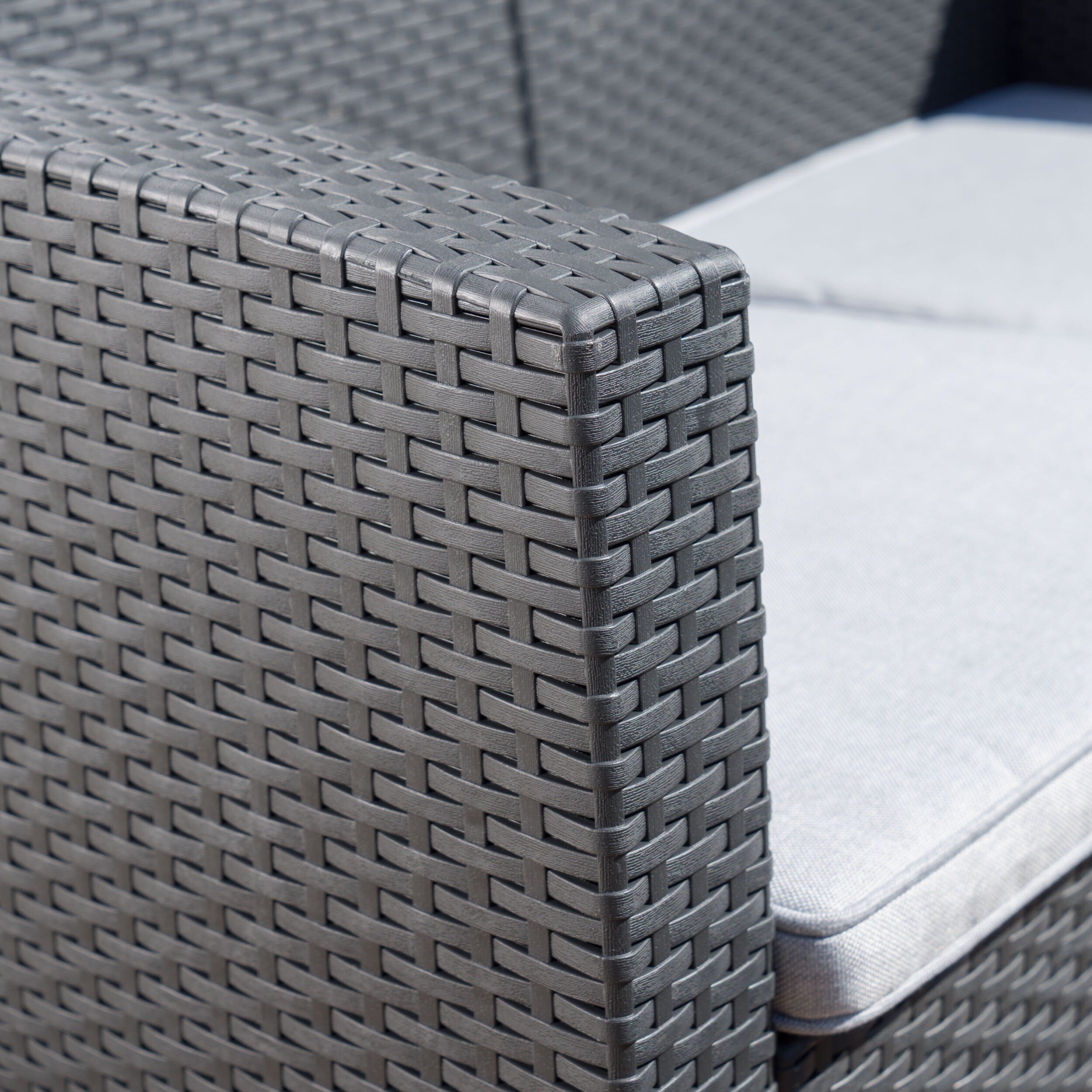 Ensemble de conversation d'extérieur Daytona 4 pièces par Christopher Knight Home