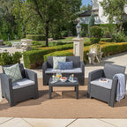 Ensemble de conversation d'extérieur Daytona 4 pièces par Christopher Knight Home