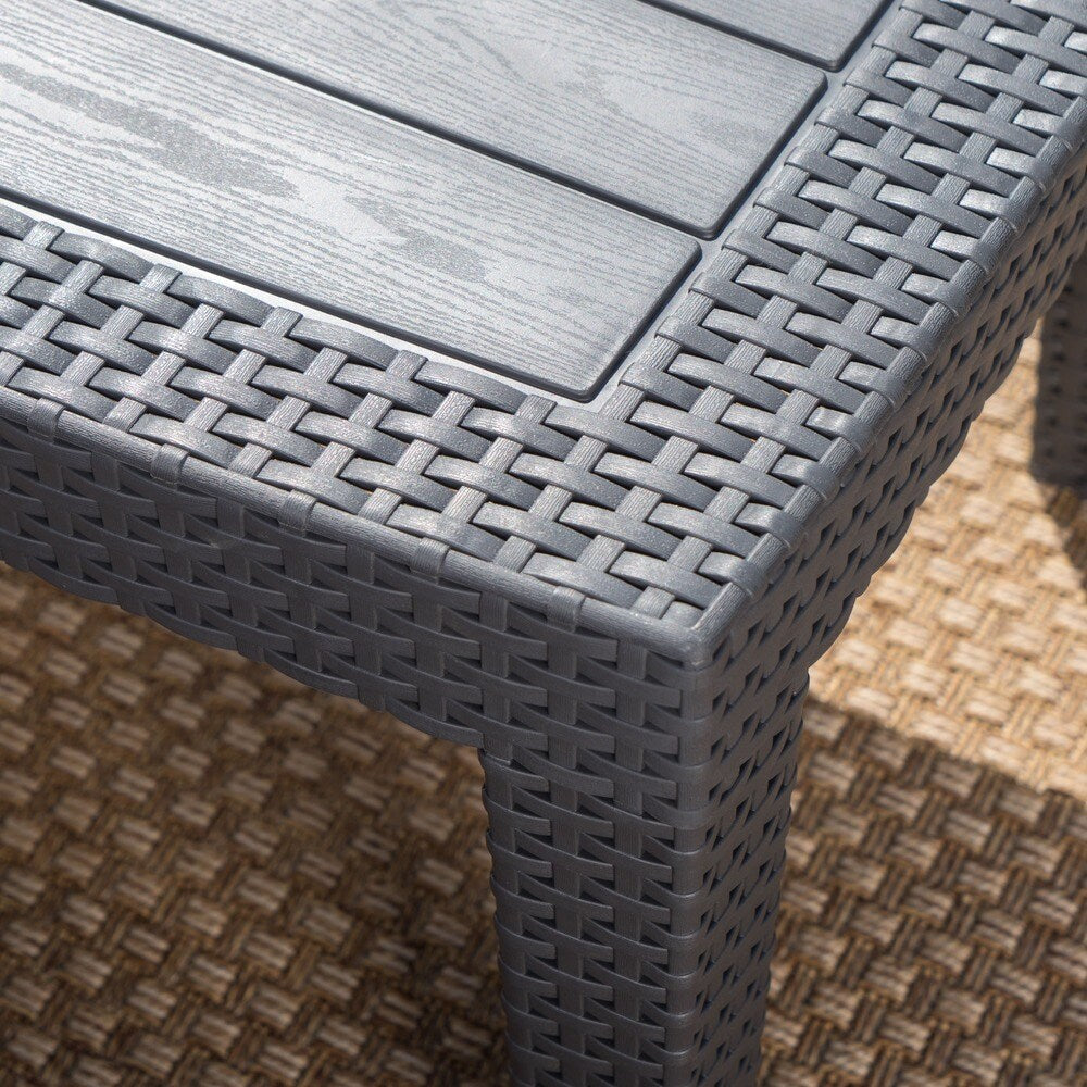 Ensemble de conversation d'extérieur en osier Daytona par Christopher Knight Home