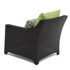 Ensemble de 5 fauteuils club et poufs d'extérieur Deco Sunbrella