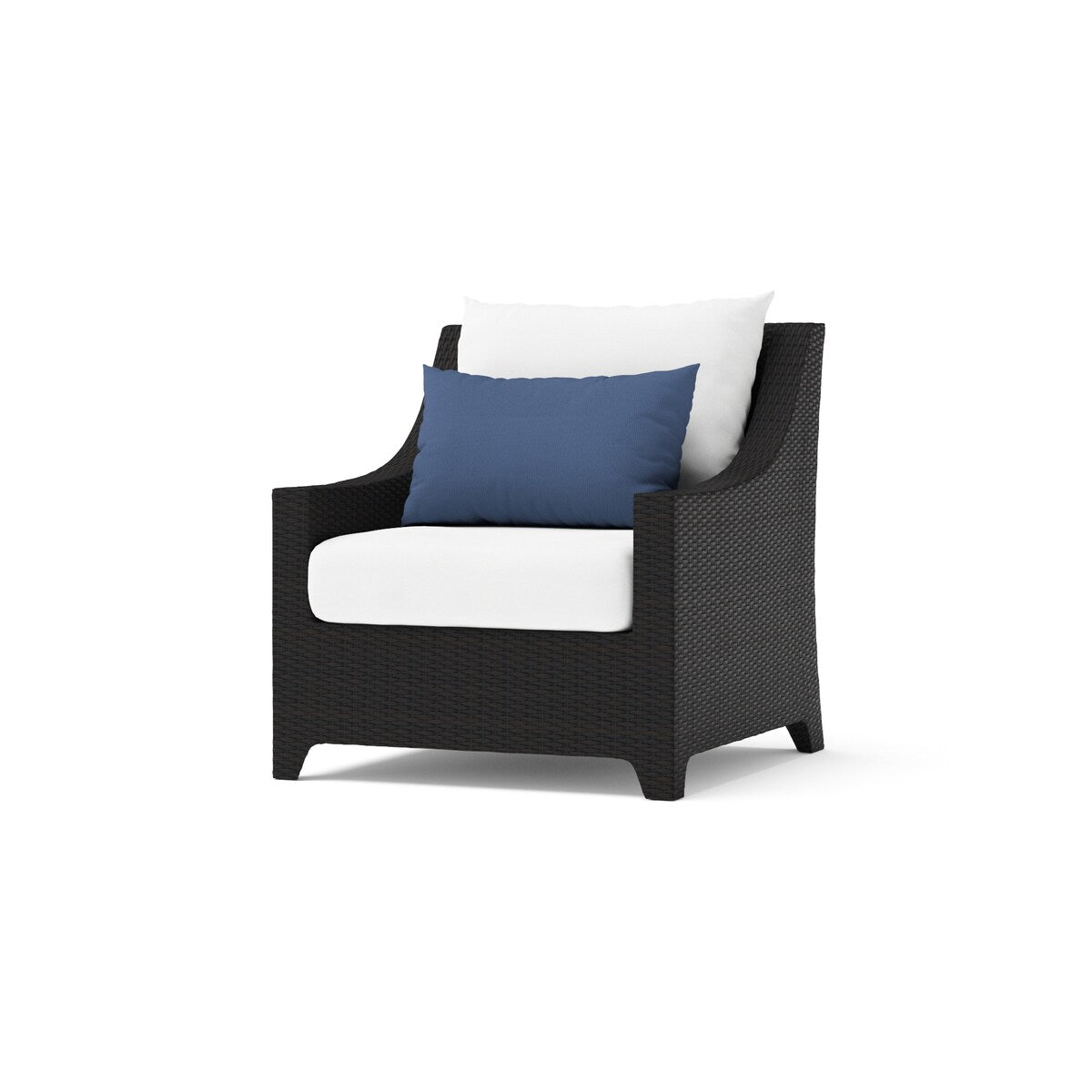 Ensemble de 5 fauteuils club et poufs d'extérieur Deco Sunbrella