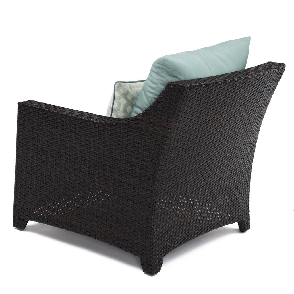 Ensemble de 5 fauteuils club et poufs d'extérieur Deco Sunbrella