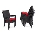 Ensemble de salle à manger d'extérieur Deco 9 pièces en aluminium