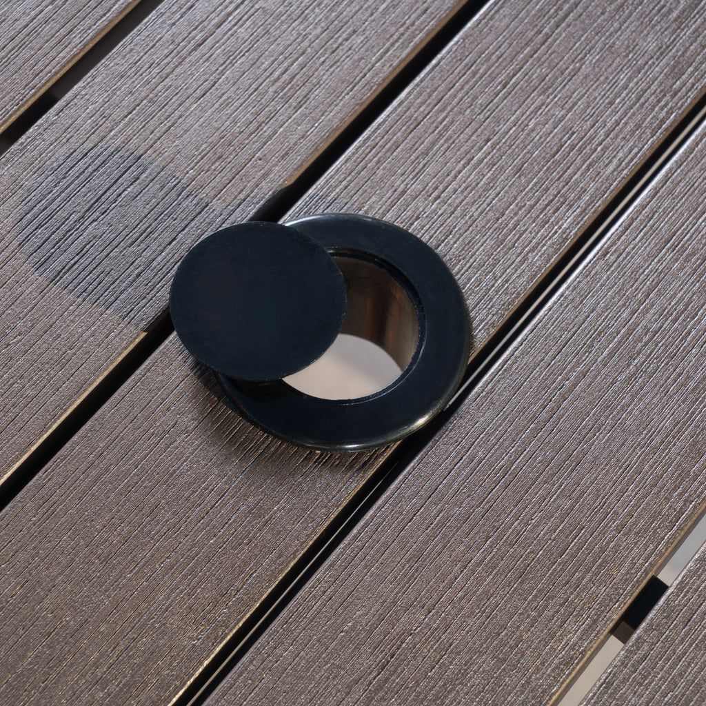 Ensemble de salle à manger d'extérieur Deco 9 pièces en aluminium