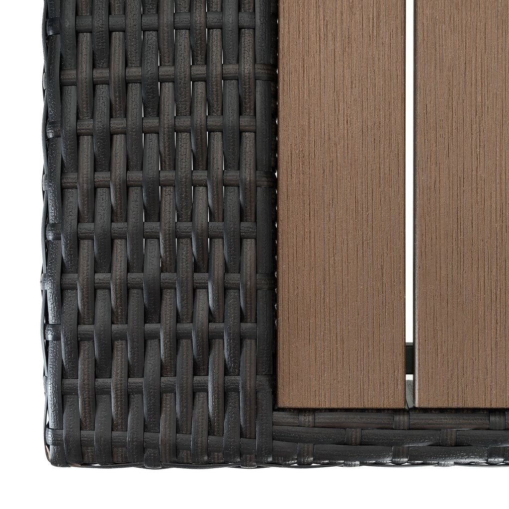 Ensemble de salle à manger d'extérieur Deco 9 pièces en aluminium