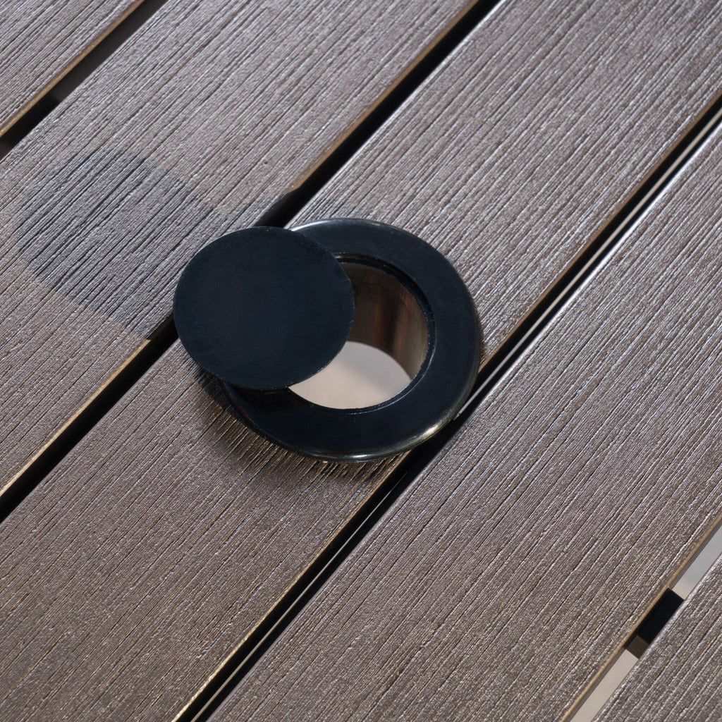 Ensemble de salle à manger d'extérieur Deco 9 pièces en aluminium