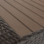 Ensemble de salle à manger d'extérieur Deco 9 pièces en aluminium