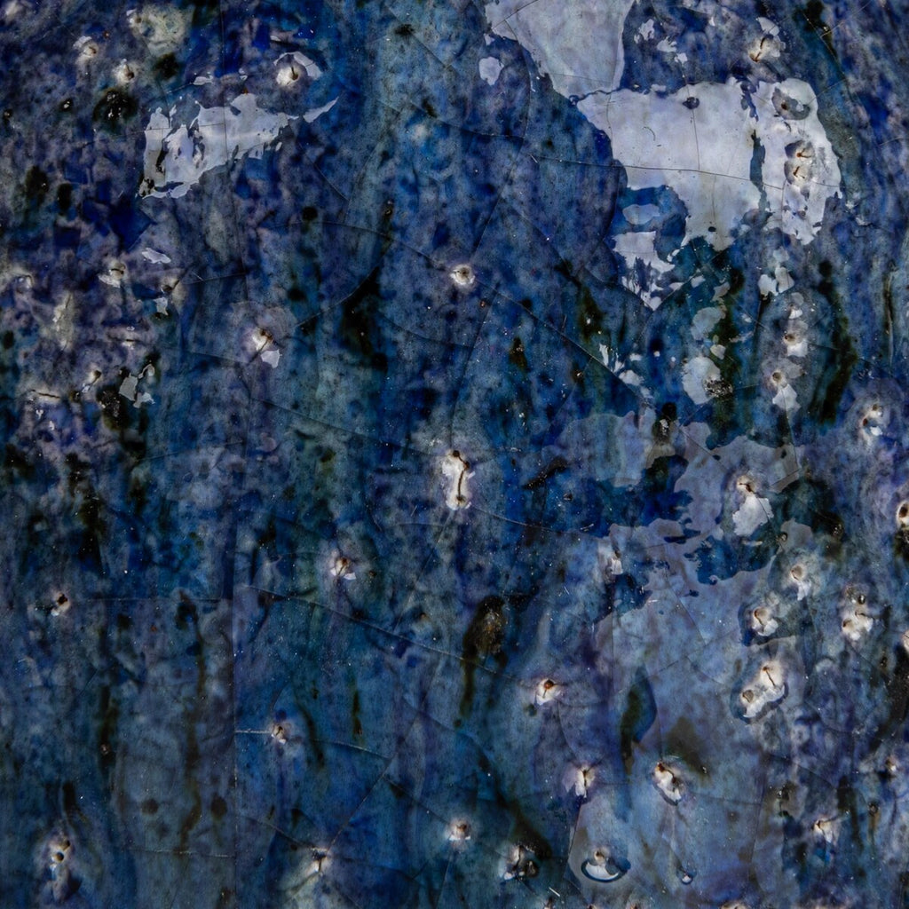 Vases décoratifs en terre cuite avec glaçure craquelée, lot de 3