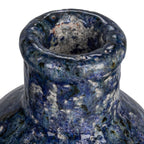 Vases décoratifs en terre cuite avec glaçure craquelée, lot de 3