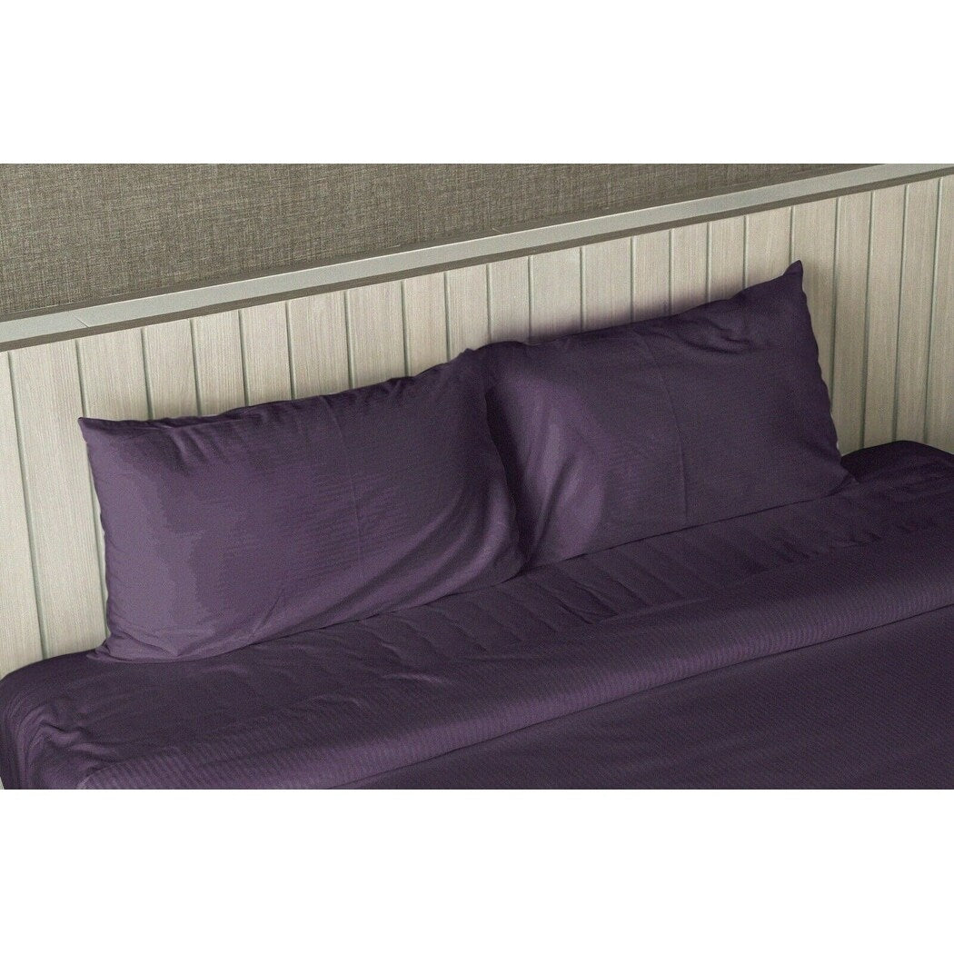 Ensemble de draps de lit 4 pièces de la série Luxury, 1800 fils, à poche profonde