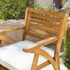 Della - Hermosa?Ensemble de salle à manger en bois d'acacia 7 pièces par Christopher Knight Home