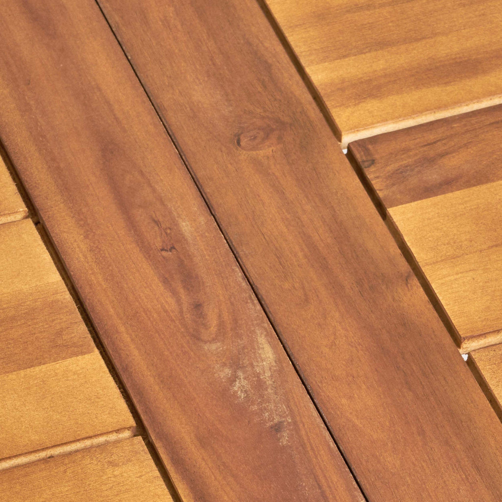 Ensemble de salle à manger d'extérieur en bois Della 7 pièces par Christopher Knight Home