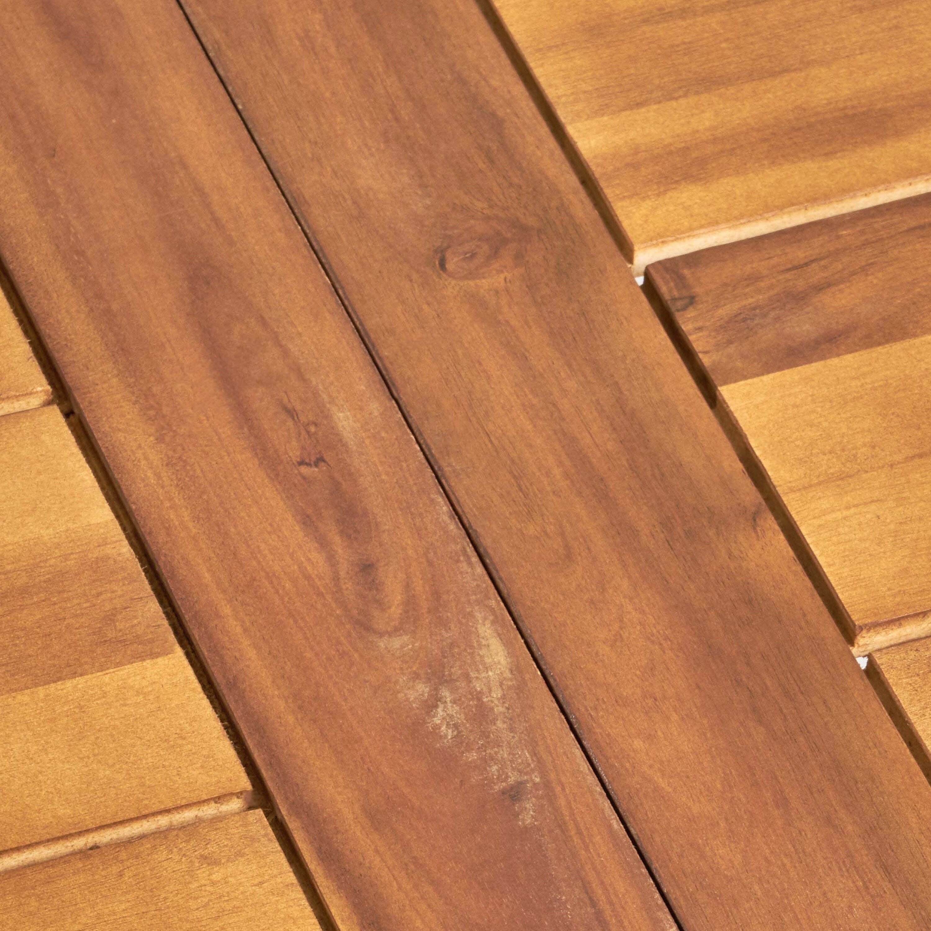 Ensemble de salle à manger d'extérieur en bois Della 7 pièces par Christopher Knight Home