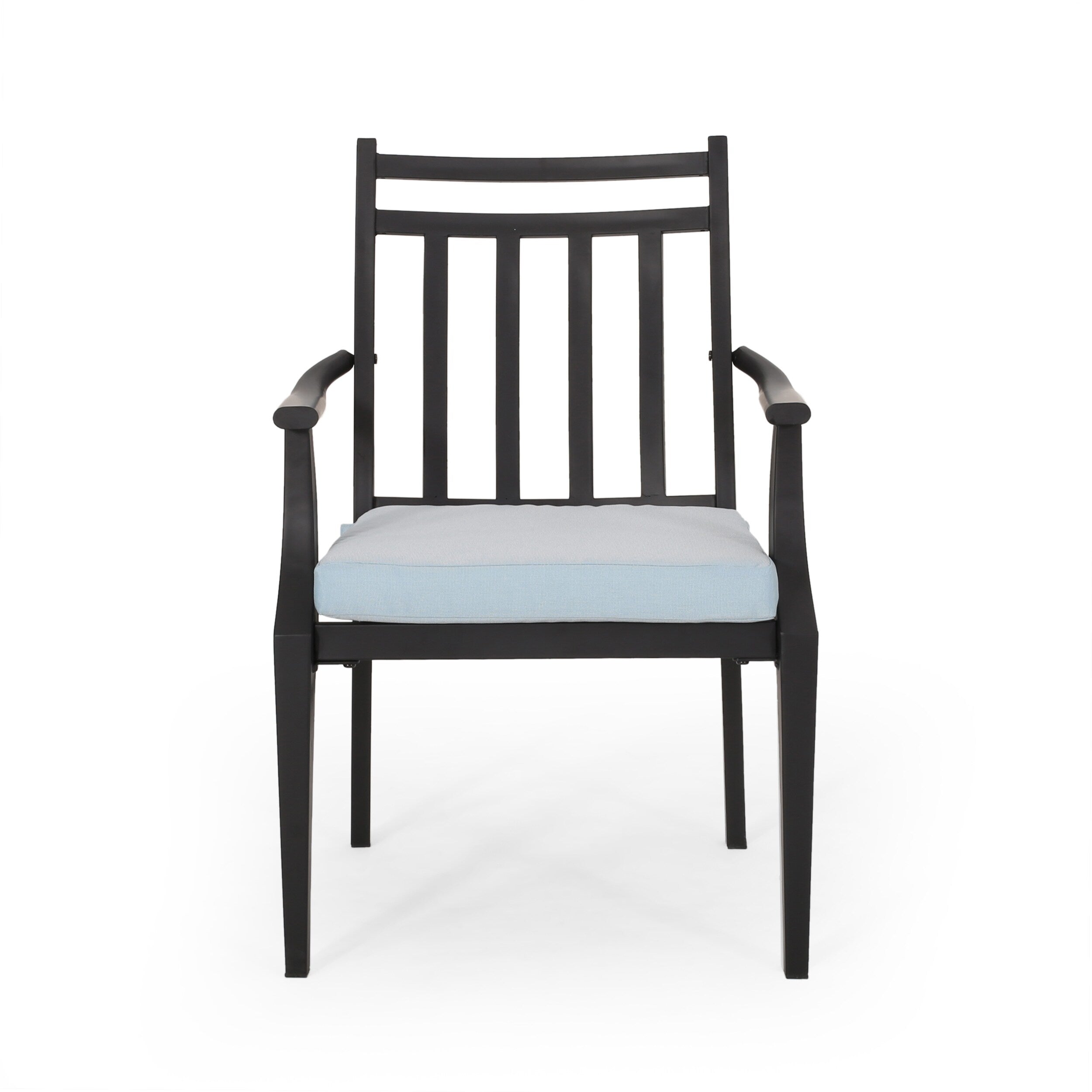 Ensemble de salle à manger d'extérieur Delmar 5 pièces avec table en béton léger par Christopher Knight Home