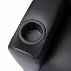 Fauteuil inclinable de luxe pour enfants avec repose-pieds, appui-tête et 2 porte-gobelets Fauteuil inclinable en microfibre pour enfants de 3 ans et plus