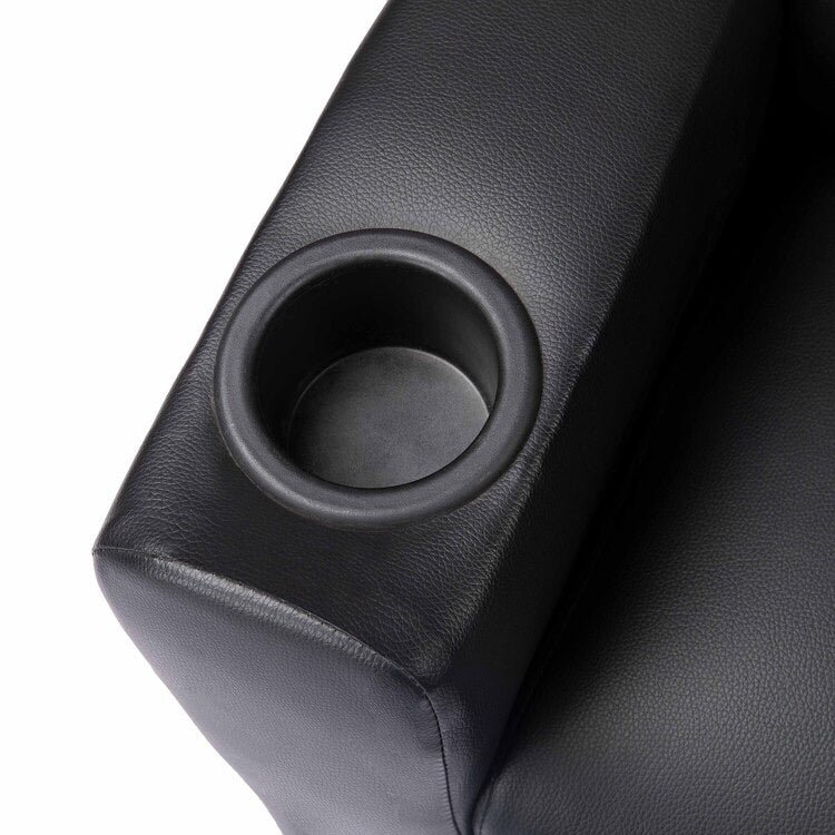 Fauteuil inclinable de luxe pour enfants avec repose-pieds, appui-tête et 2 porte-gobelets Fauteuil inclinable en microfibre pour enfants de 3 ans et plus