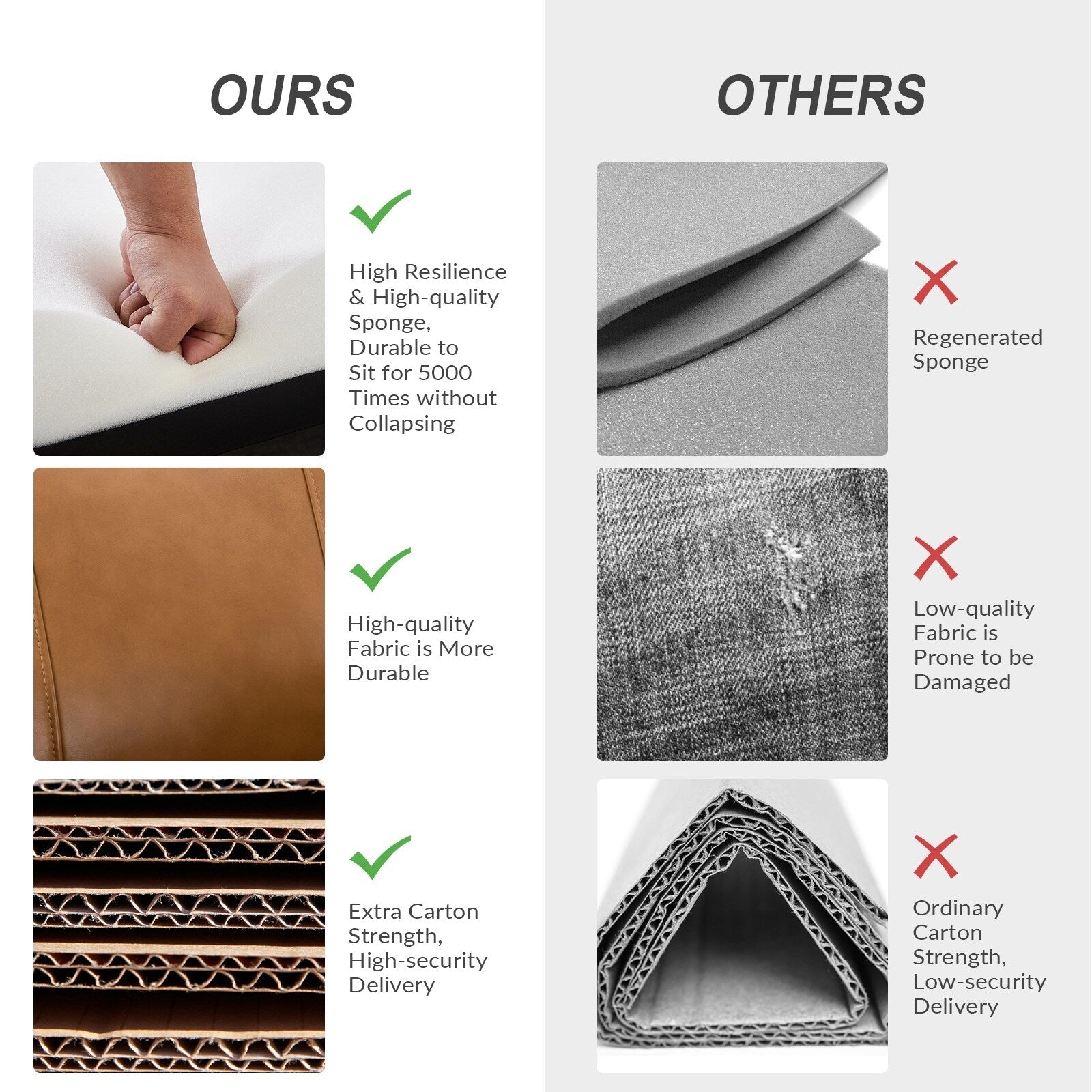 Lot de 2 chaises pivotantes modernes en cuir véritable Demeter pour chambre d'enfant avec garnitures cloutées par HULALA HOME