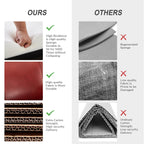 Lot de 2 chaises pivotantes modernes en cuir véritable Demeter pour chambre d'enfant avec garnitures cloutées par HULALA HOME