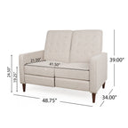 Fauteuil inclinable rembourré Denison par Christopher Knight Home